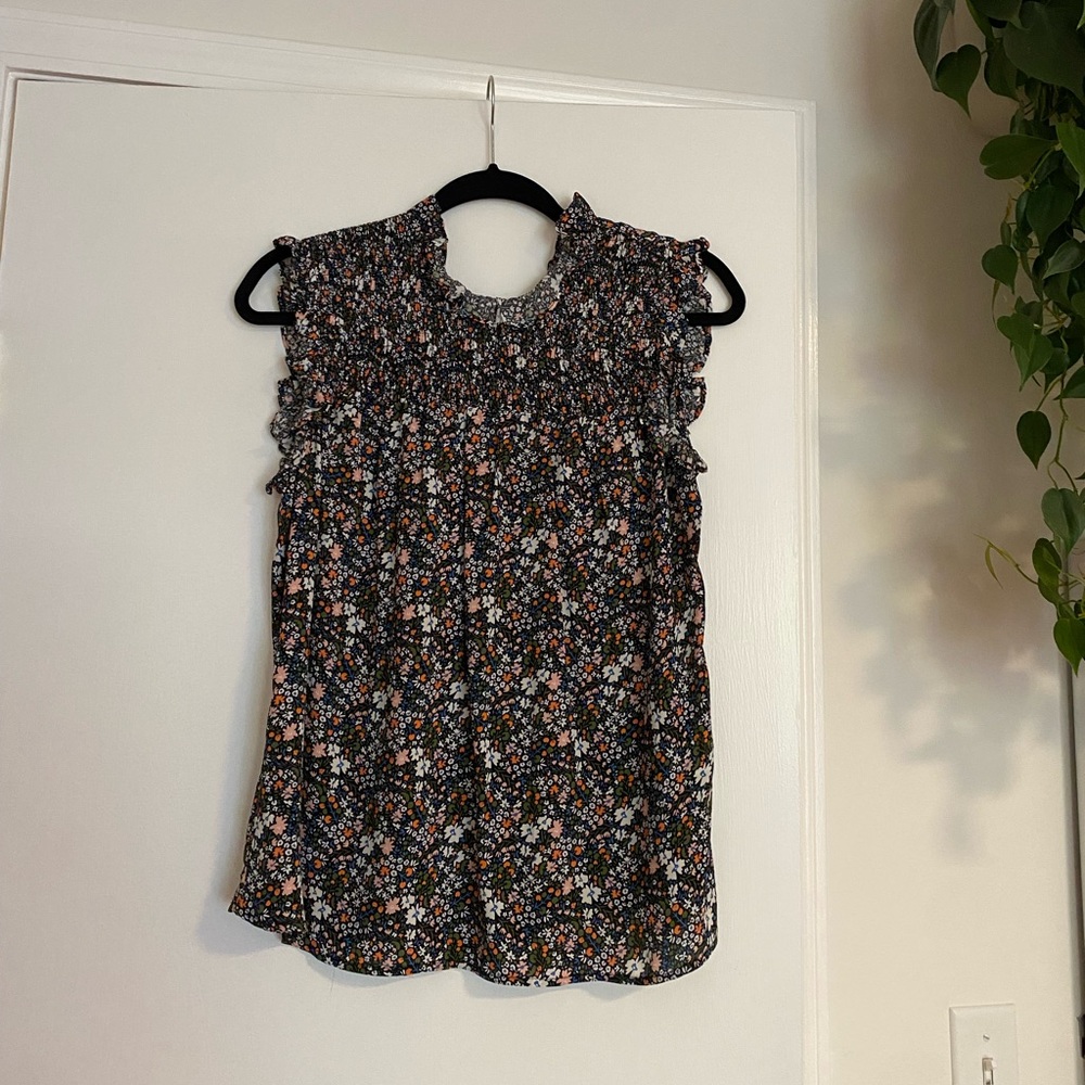 🌸 boden floral print top